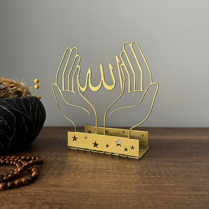 Dua - Metal İslamic Candle Holder - MIN144