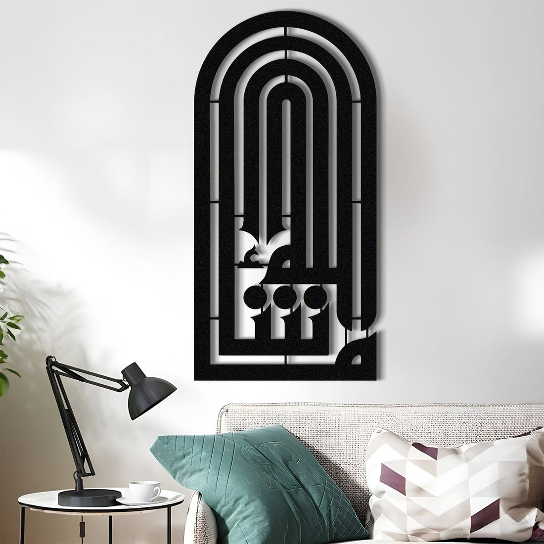 Mashallah - Kufic Metal Islamic Wall Art - MIN116