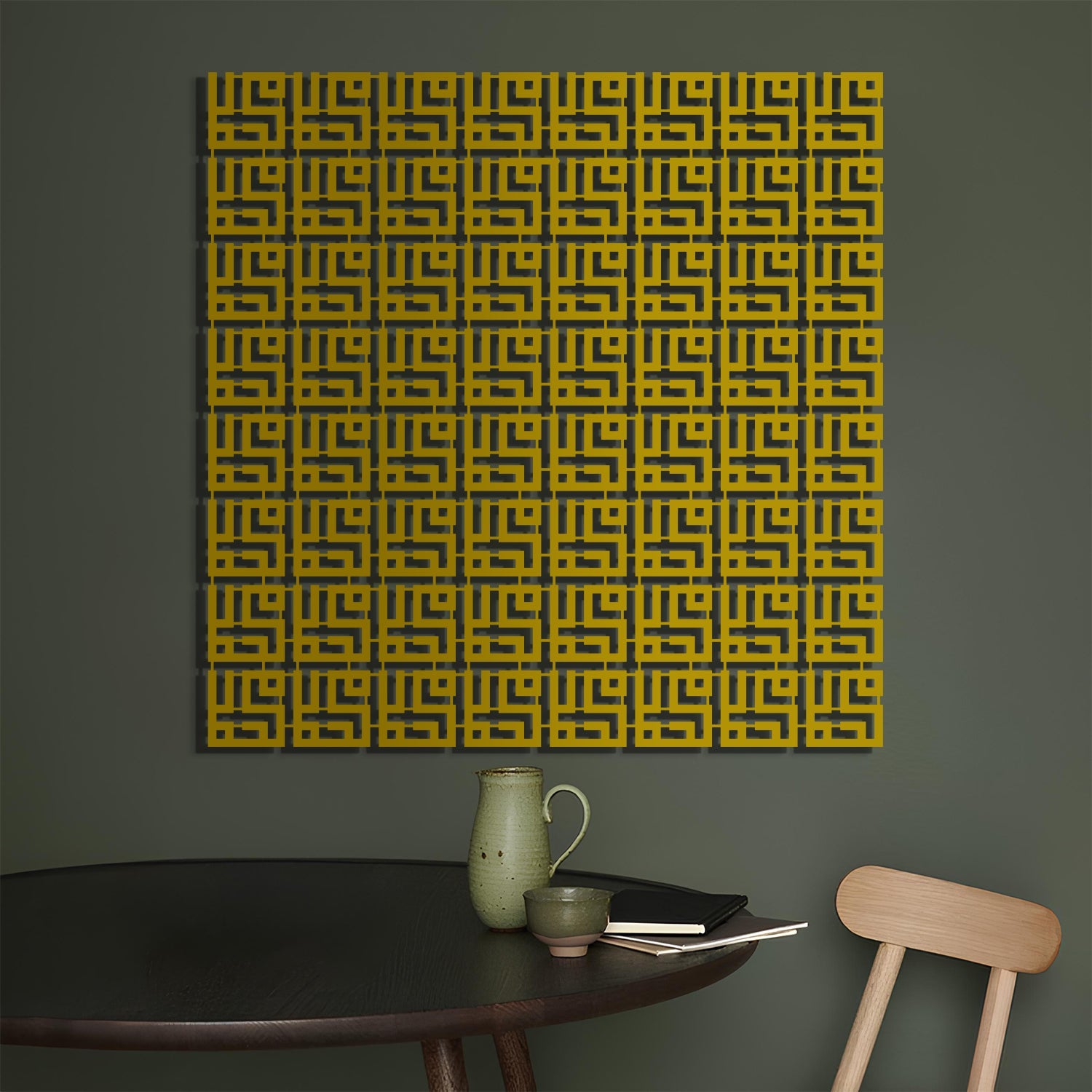 Muhammad (PBUH) - Kufic Metal Islamic Wall Art - MIN079