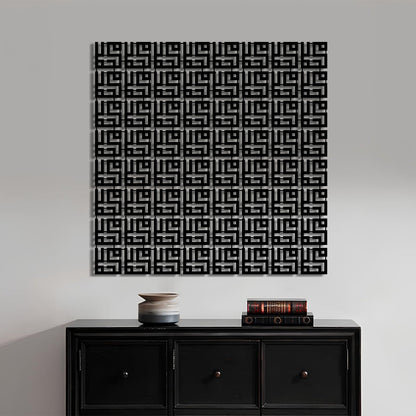 Muhammad (PBUH) - Kufic Metal Islamic Wall Art - MIN079