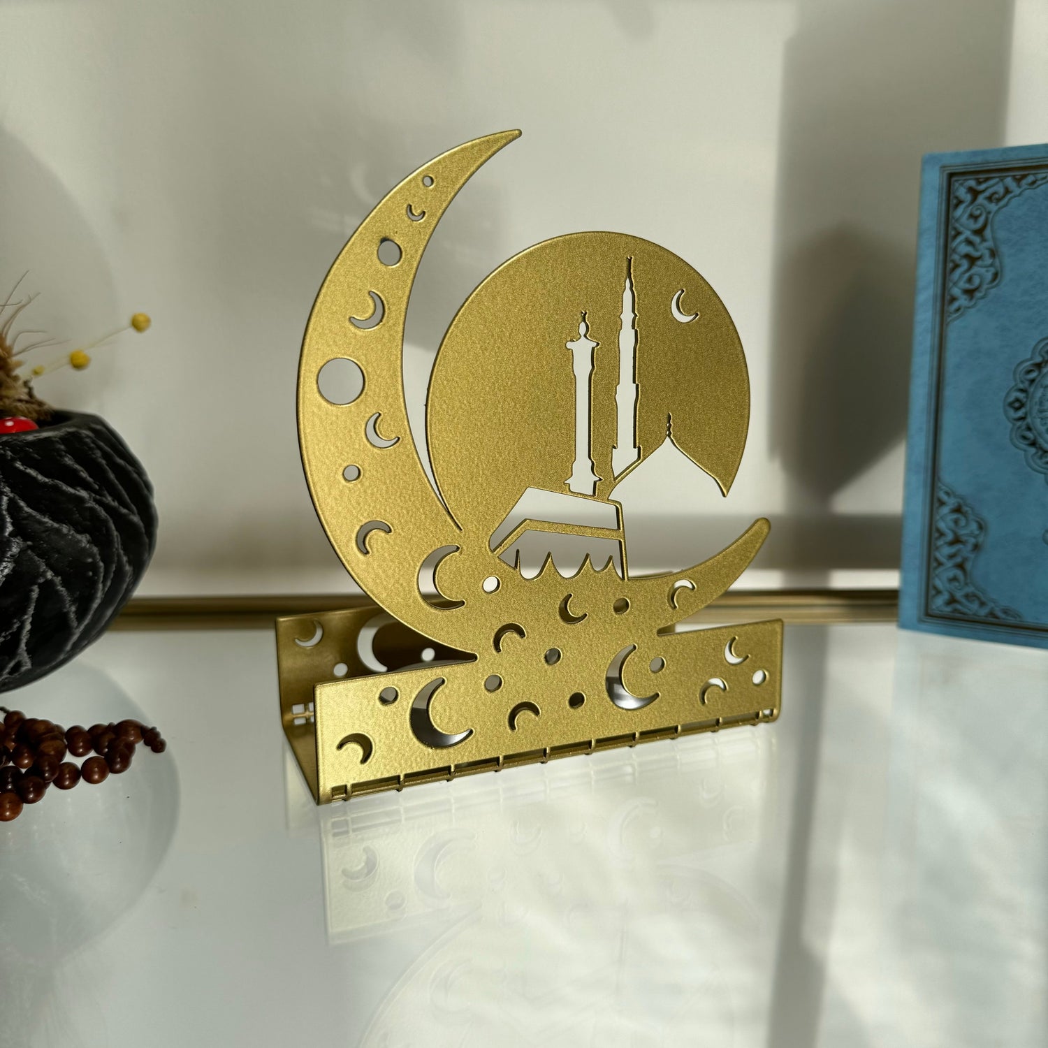 Ramadan Decoration - Eid Mubarak - Metal Islamic Candle Holder - Set of 4 - MIN135