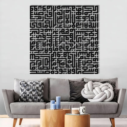 Ayatul Kursi - Kufic Metal Islamic Wall Art - MIN008