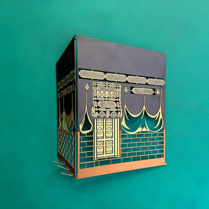 Kaaba - UV Printed 3D Metal Islamic Wall Art - MIN160