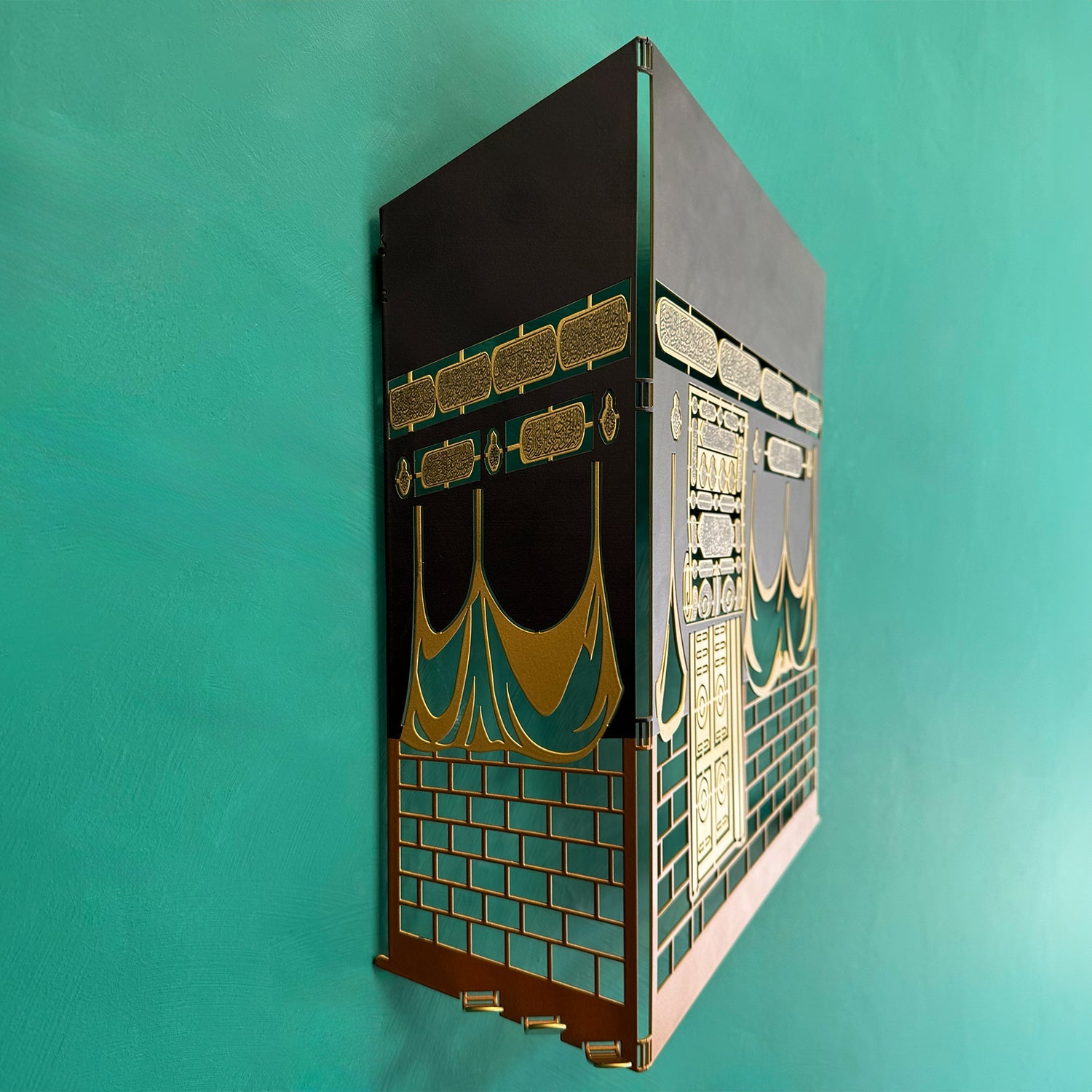 Kaaba - UV Printed 3D Metal Islamic Wall Art - MIN160