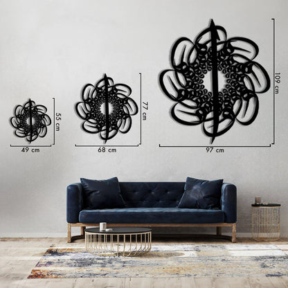 Alif Vav - Sufi Metal Islamic Wall Art - MIN130